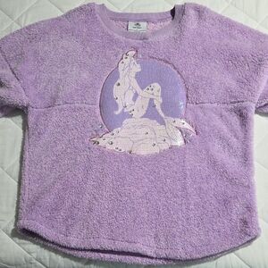 Disney Ariel The Little Mermaid Lavender Spirit Jersey EUC S